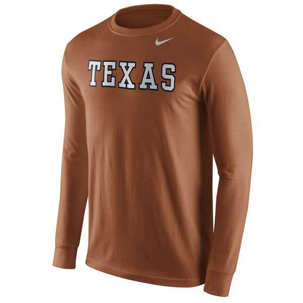 Texas Longhorns Nike Wordmark Long Sleeve WEM T-Shirt - Burnt Orange,We sell and wholesale Texas Longhorns Nike Wordmark Long Sleeve WEM T-Shirt - Burnt Orange on line form chian!